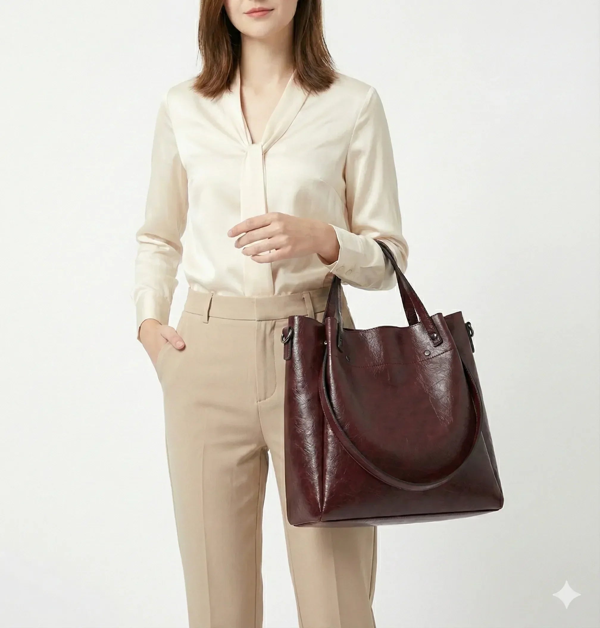 Trendé™ | Maelis Ledertasche mit zeitloser Eleganz