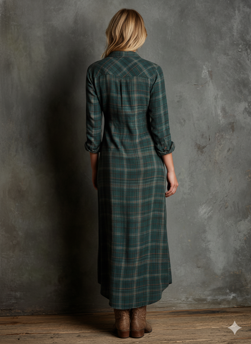 Trendé™ | Cassandra Maxikleid mit Knopfleiste