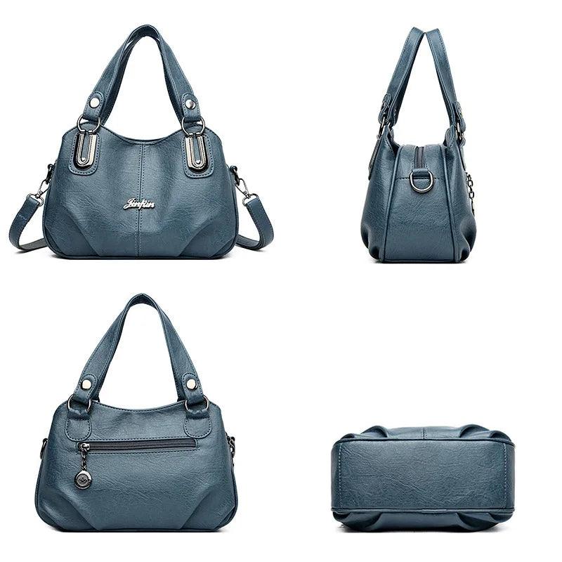 Trendé™ | Bianca Ledertasche mit zeitloser Eleganz