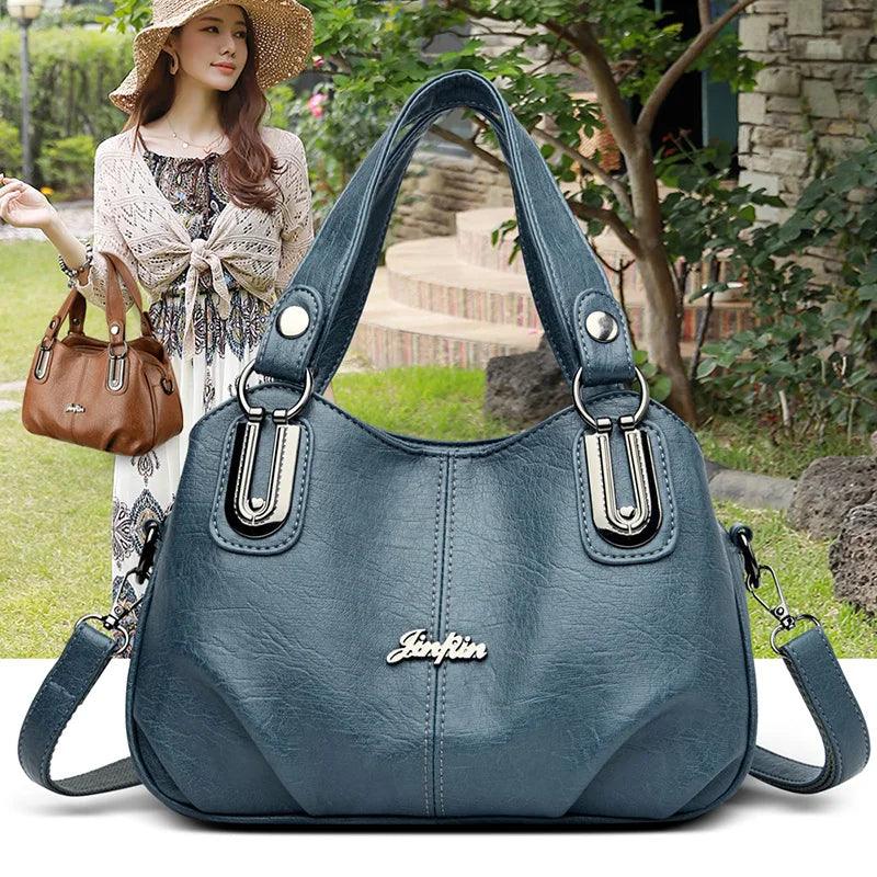 Trendé™ | Bianca Ledertasche mit zeitloser Eleganz