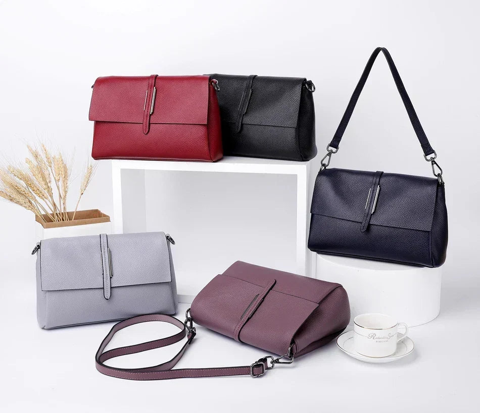Trendé™ | Yara58118 Ledertasche mit zeitloser Eleganz