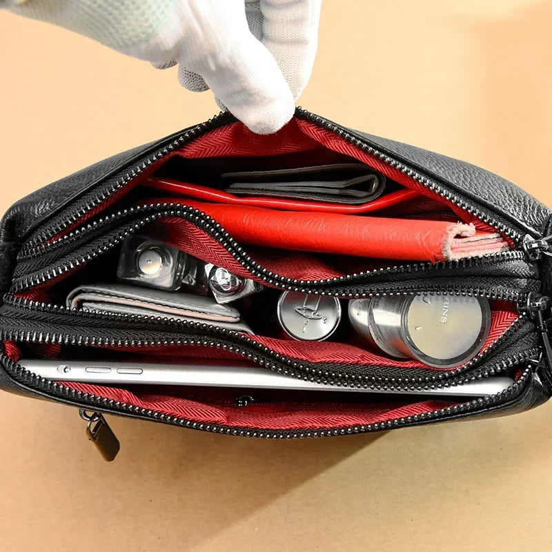 Trendé™ | Valeria55115 Ledertasche mit zeitloser Eleganz
