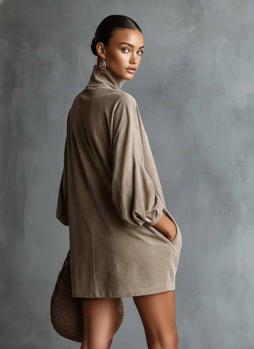 Trendé™ | Paula Minikleid mit lockerer Passform und minimalistischem Stil