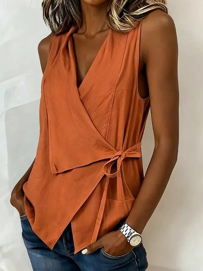 Loretta | Ärmellose Bluse
