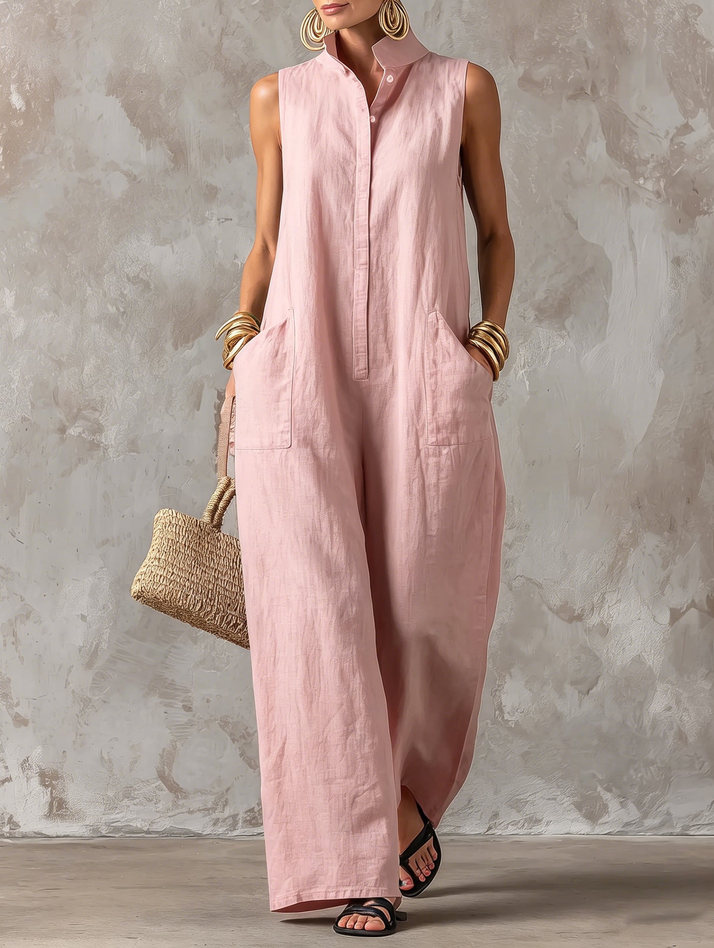 Jumpsuit im Urlaubsstil