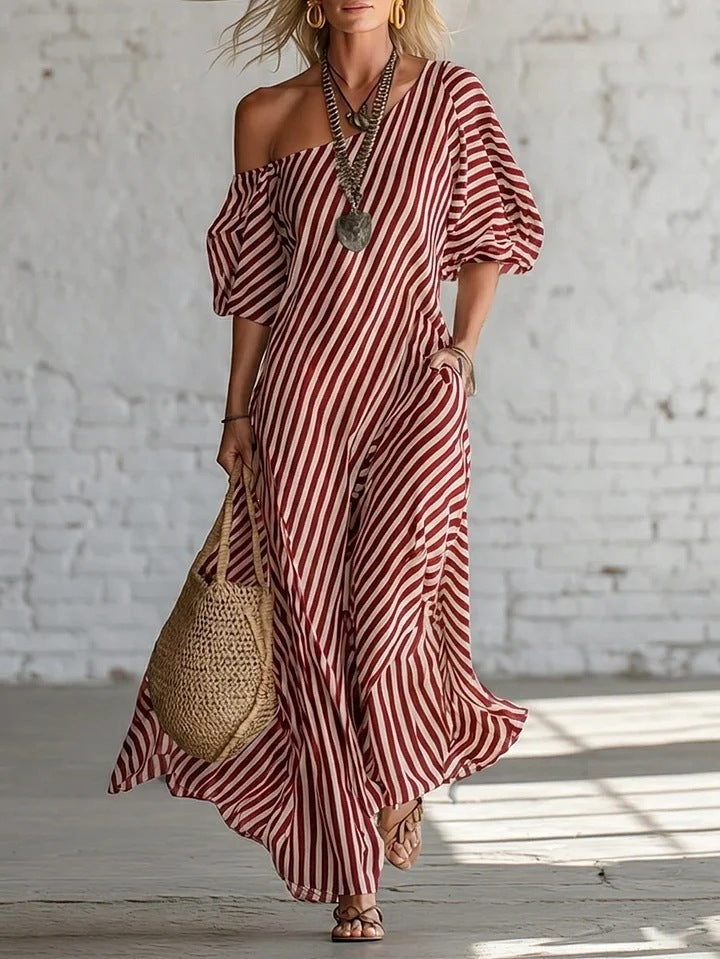 Trendé™ | Brisa Asymmetrisches Komfort-Kleid
