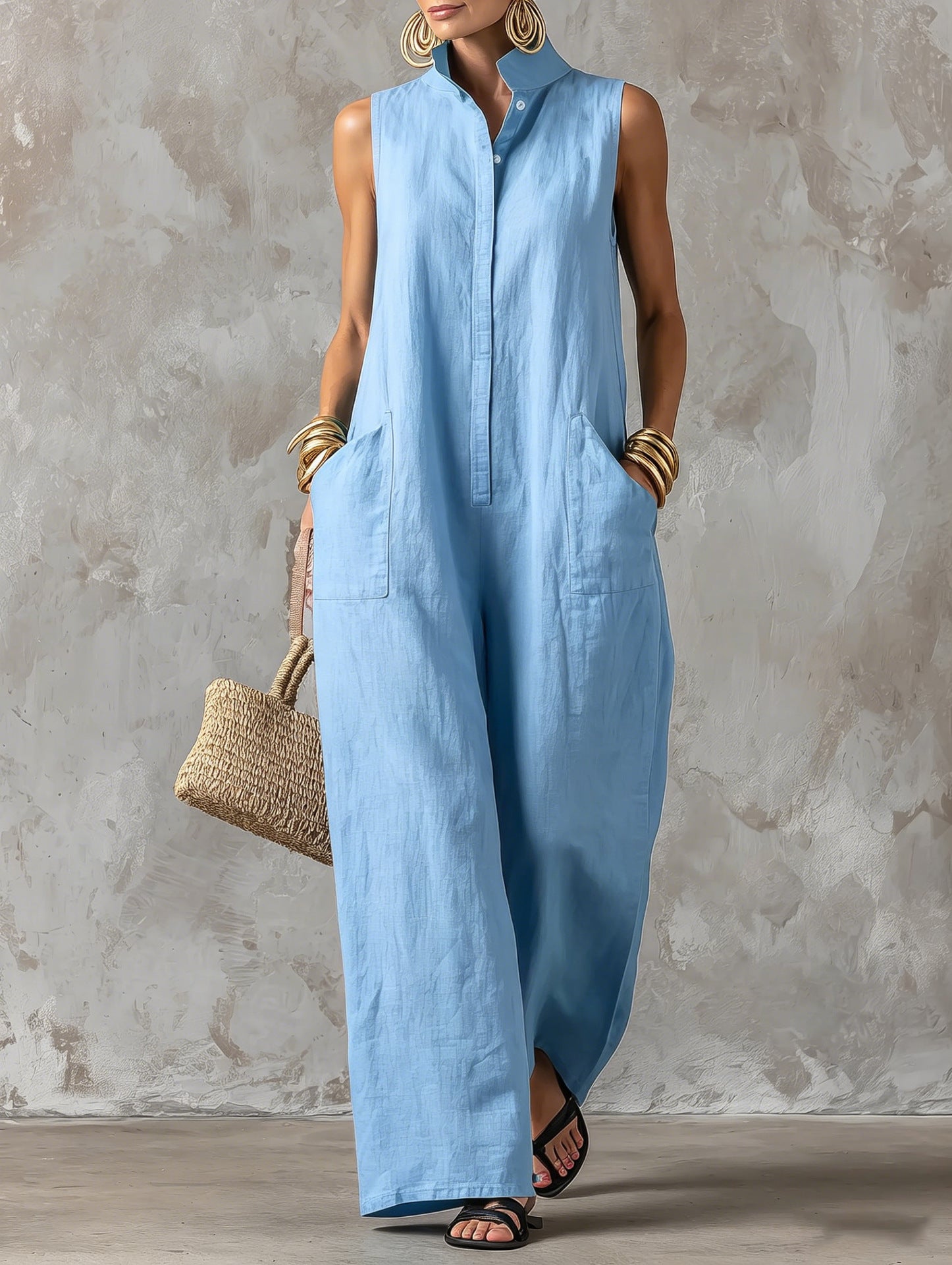 Jumpsuit im Urlaubsstil