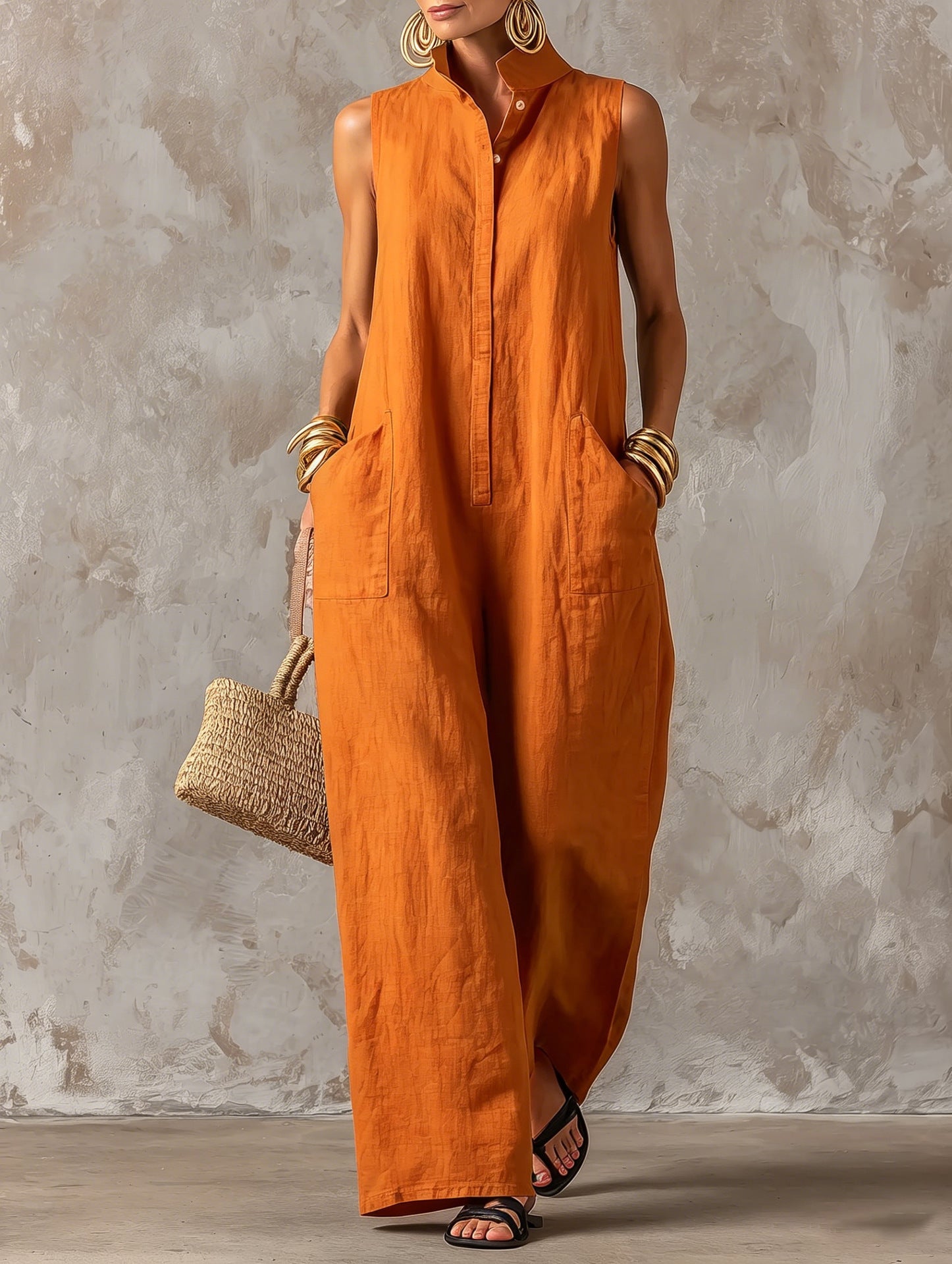 Jumpsuit im Urlaubsstil