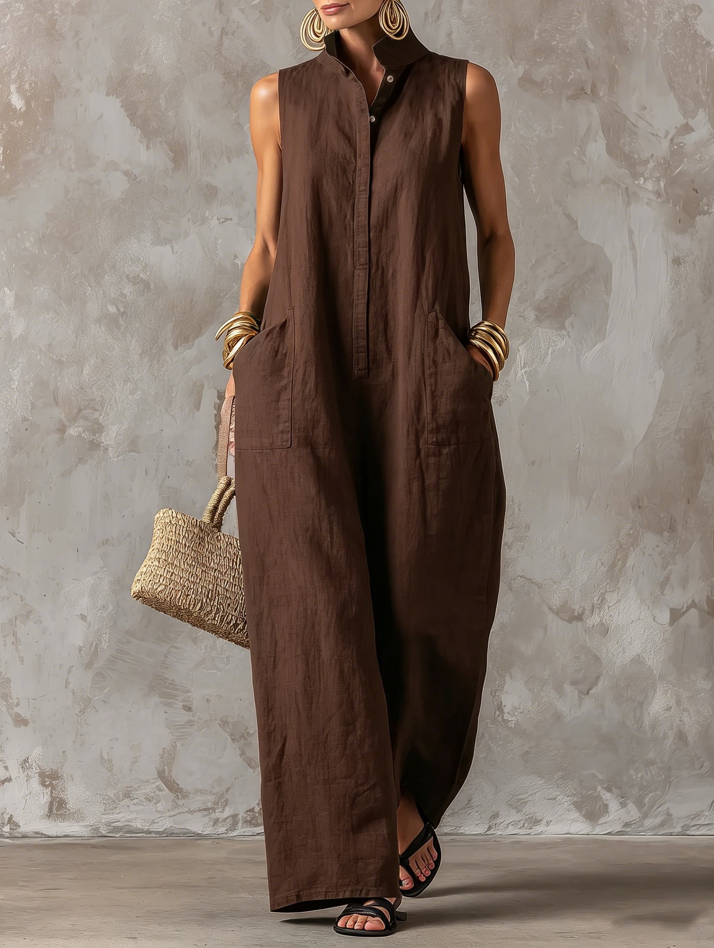 Jumpsuit im Urlaubsstil