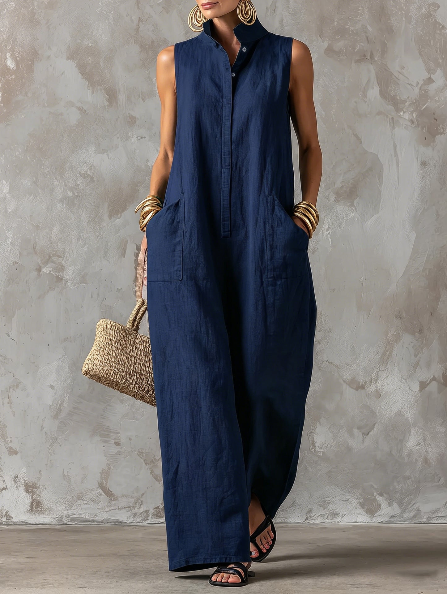 Jumpsuit im Urlaubsstil