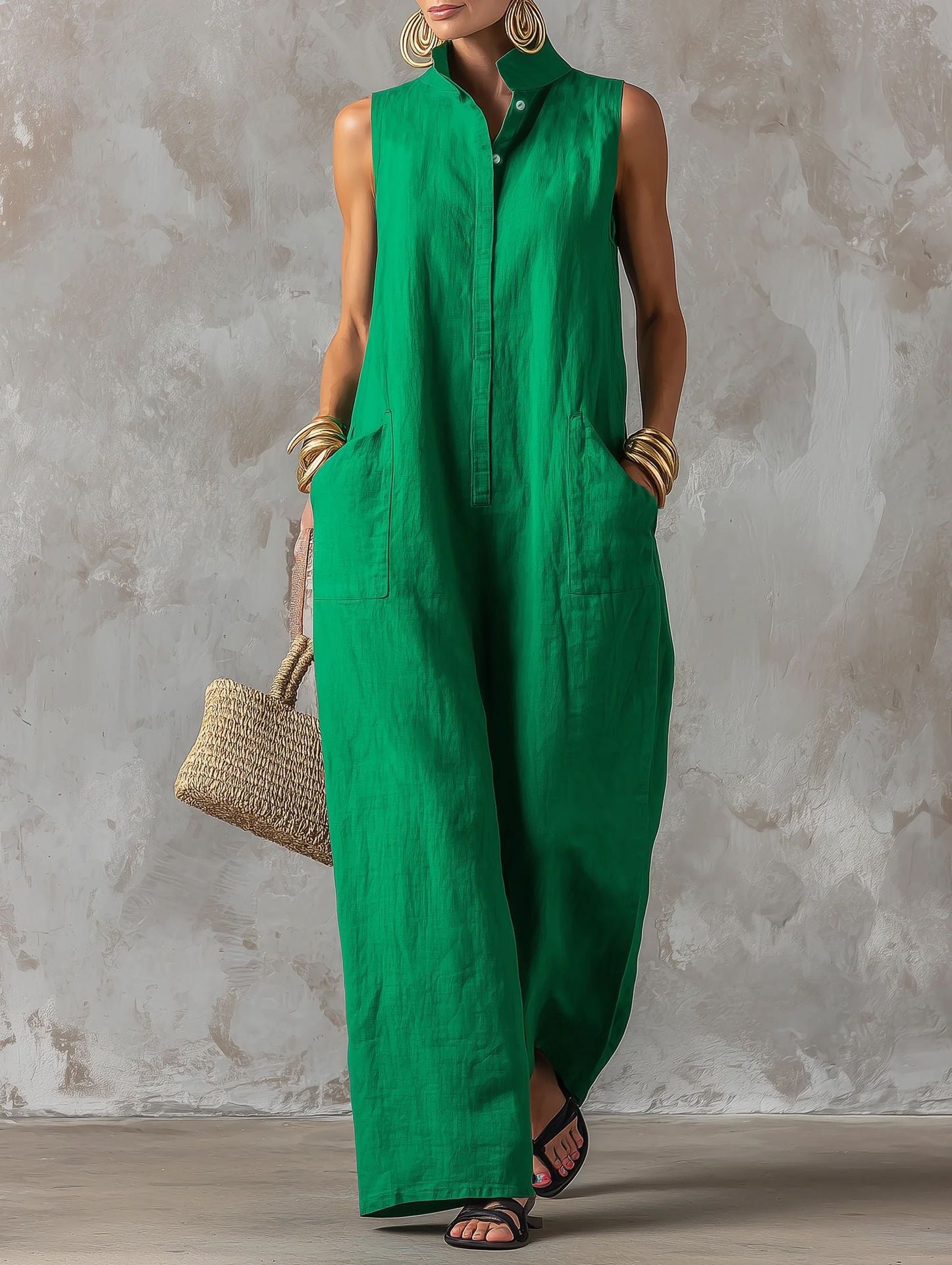 Jumpsuit im Urlaubsstil