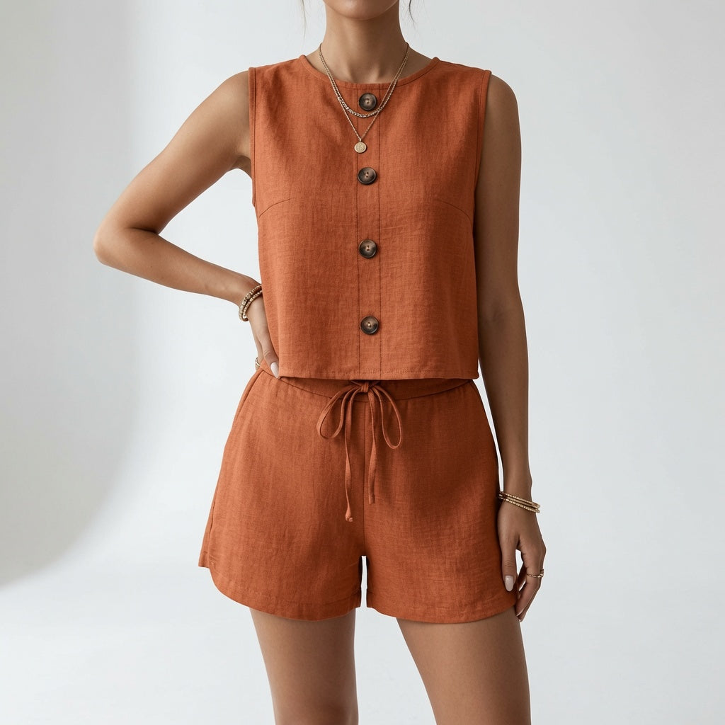 Trendé™ | Ezahra Sommerliches zweiteiliges Set