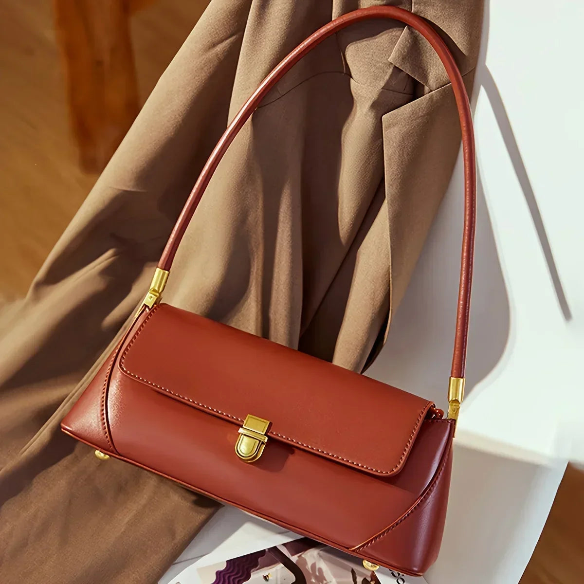 Trendé™ | Elora Ledertasche mit zeitloser Eleganz