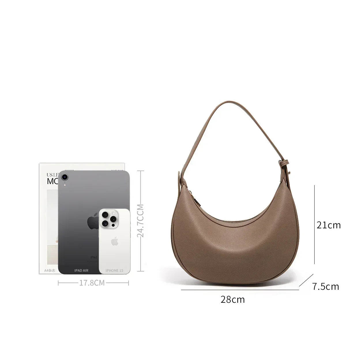 Trendé™ | Ivy Ledertasche mit zeitloser Eleganz