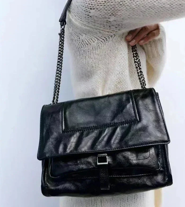 Trendé™ | Lia2787 Ledertasche mit zeitloser Eleganz