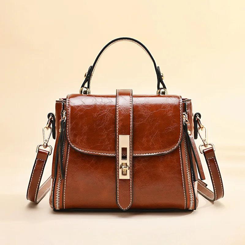 Trendé™ | Nina Ledertasche mit zeitloser Eleganz
