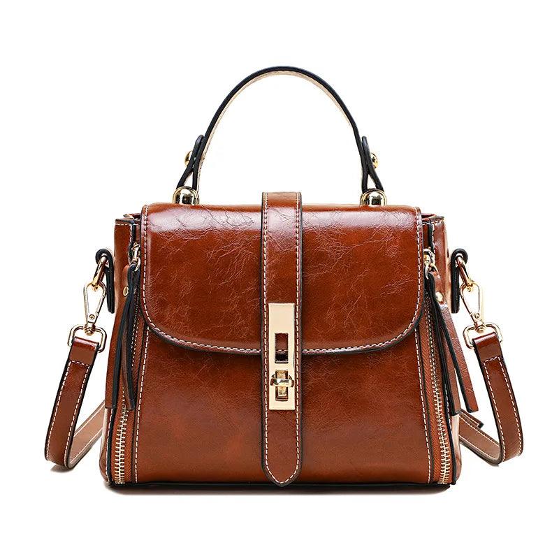 Trendé™ | Nina Ledertasche mit zeitloser Eleganz