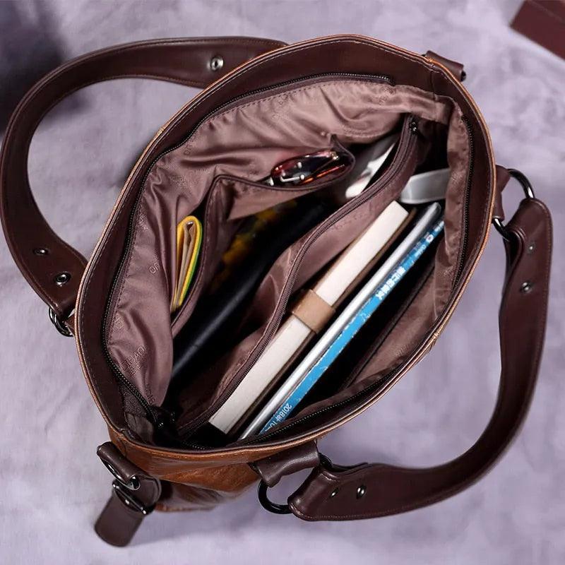 Trendé™ | Olivia Ledertasche mit zeitloser Eleganz