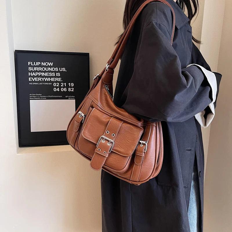 Trendé™ | Sofia 2-in-1 Ledertasche mit flexiblem Design
