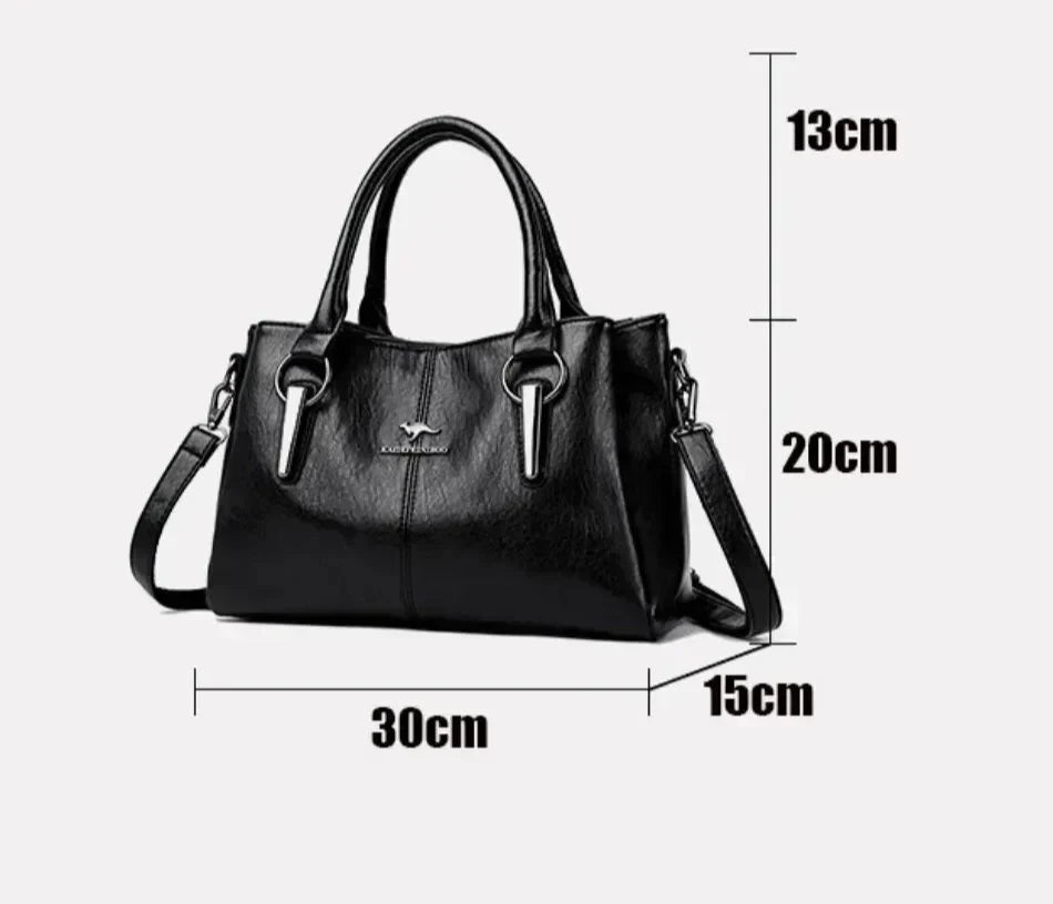 Trendé™ | Viola57117 Ledertasche mit zeitloser Eleganz