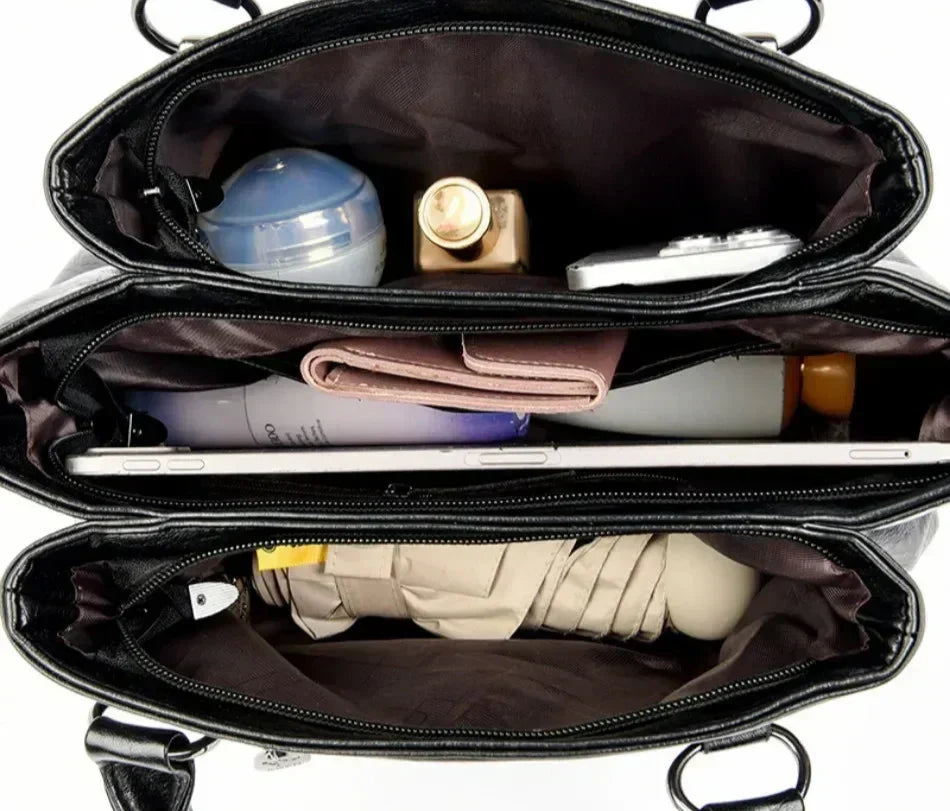 Trendé™ | Viola57117 Ledertasche mit zeitloser Eleganz