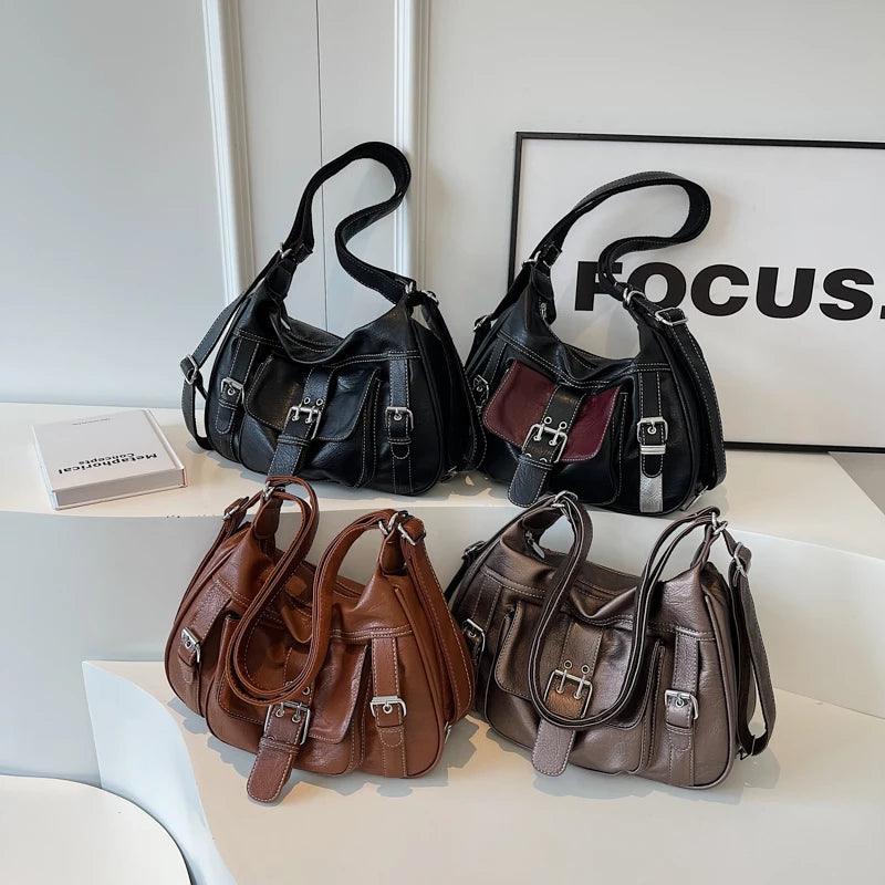 Trendé™ | Sofia 2-in-1 Ledertasche mit flexiblem Design