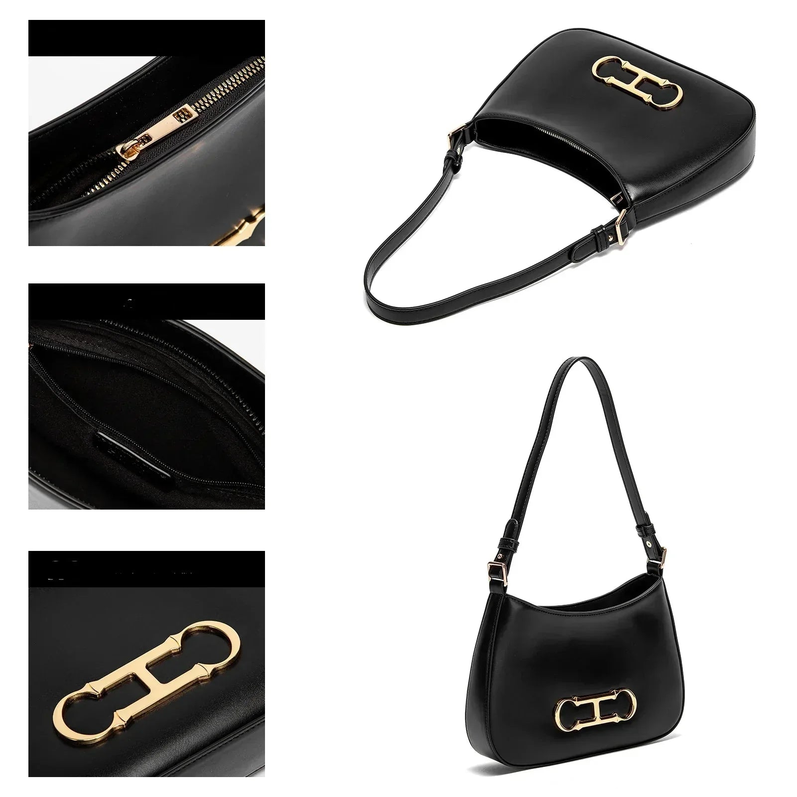 Trendé™ | Laura2484 Ledertasche mit zeitloser Eleganz
