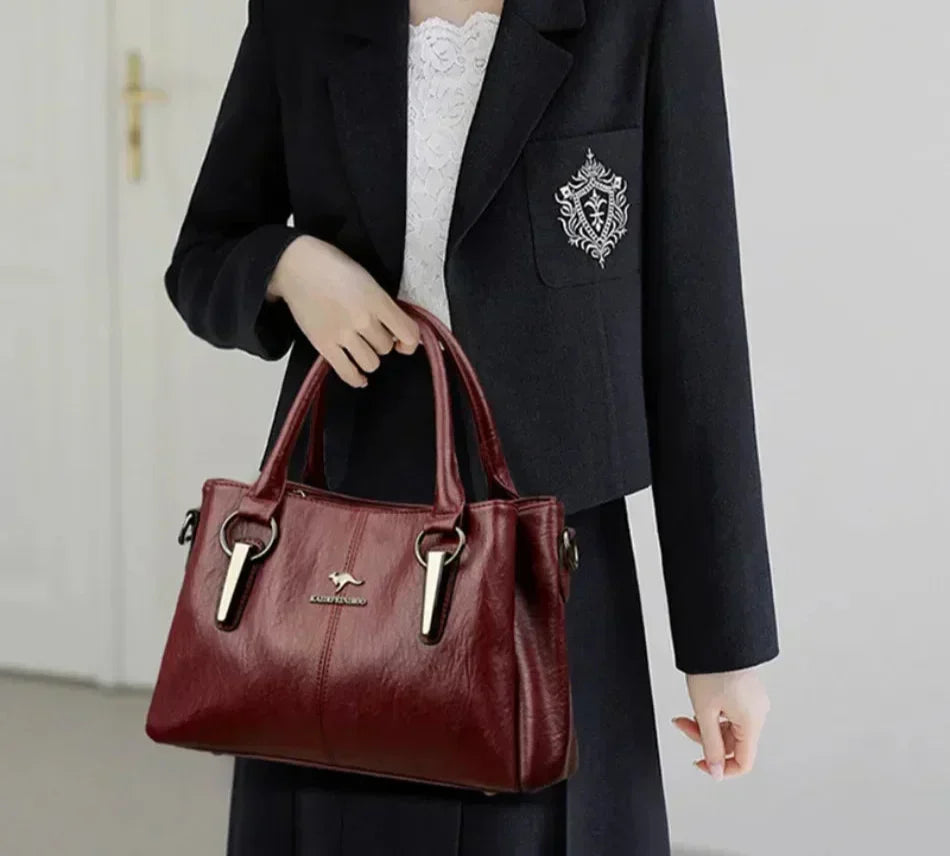 Trendé™ | Viola57117 Ledertasche mit zeitloser Eleganz