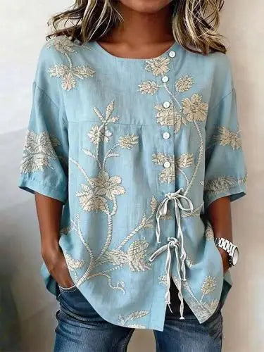 Celestina | Elegante Bluse mit Blumenmuster