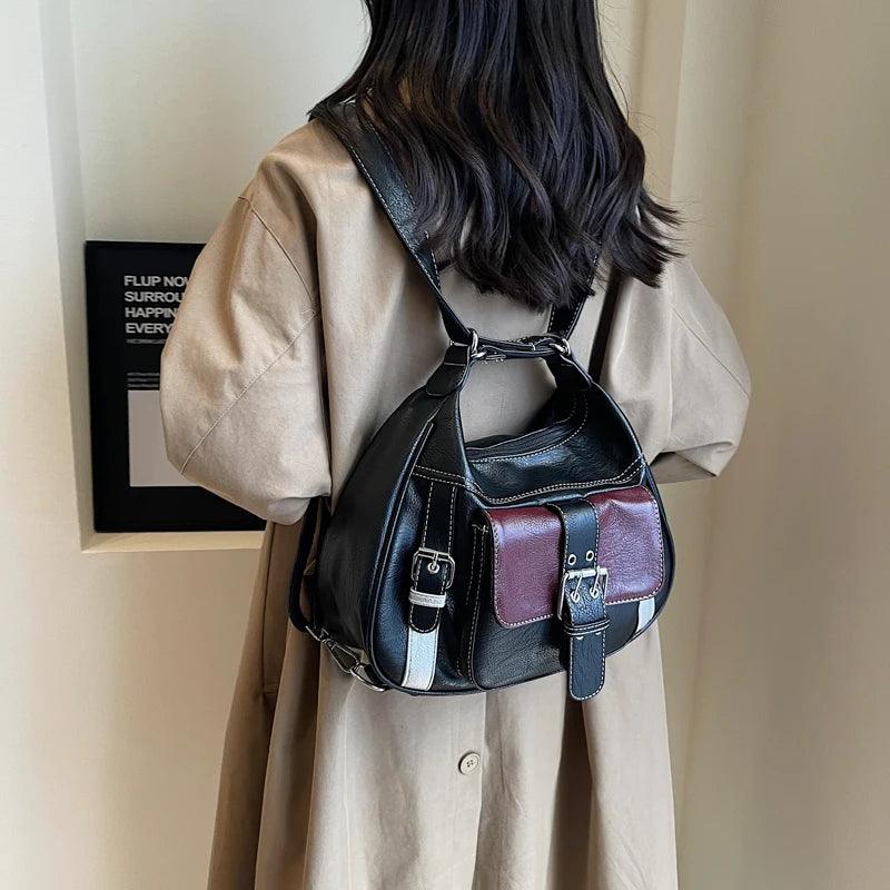 Trendé™ | Sofia 2-in-1 Ledertasche mit flexiblem Design