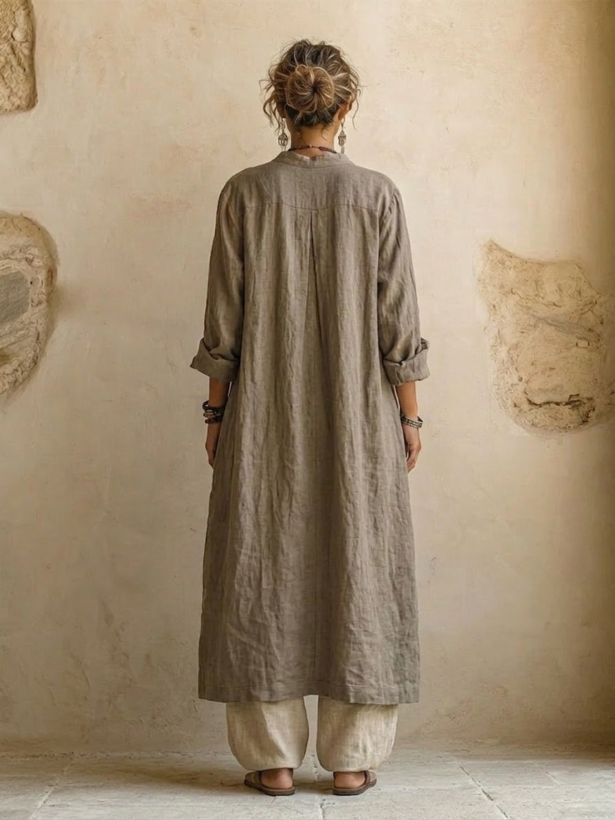 Trendé™ | Natural 3-teiliges Set aus Baumwolle und Leinen
