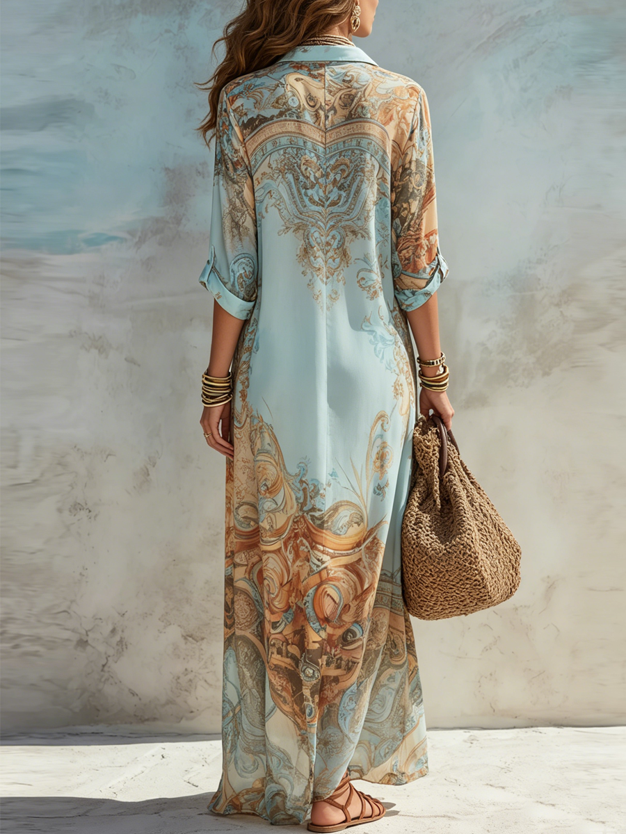 Trendé™ | Lorna Mediterranes Hemdkleid