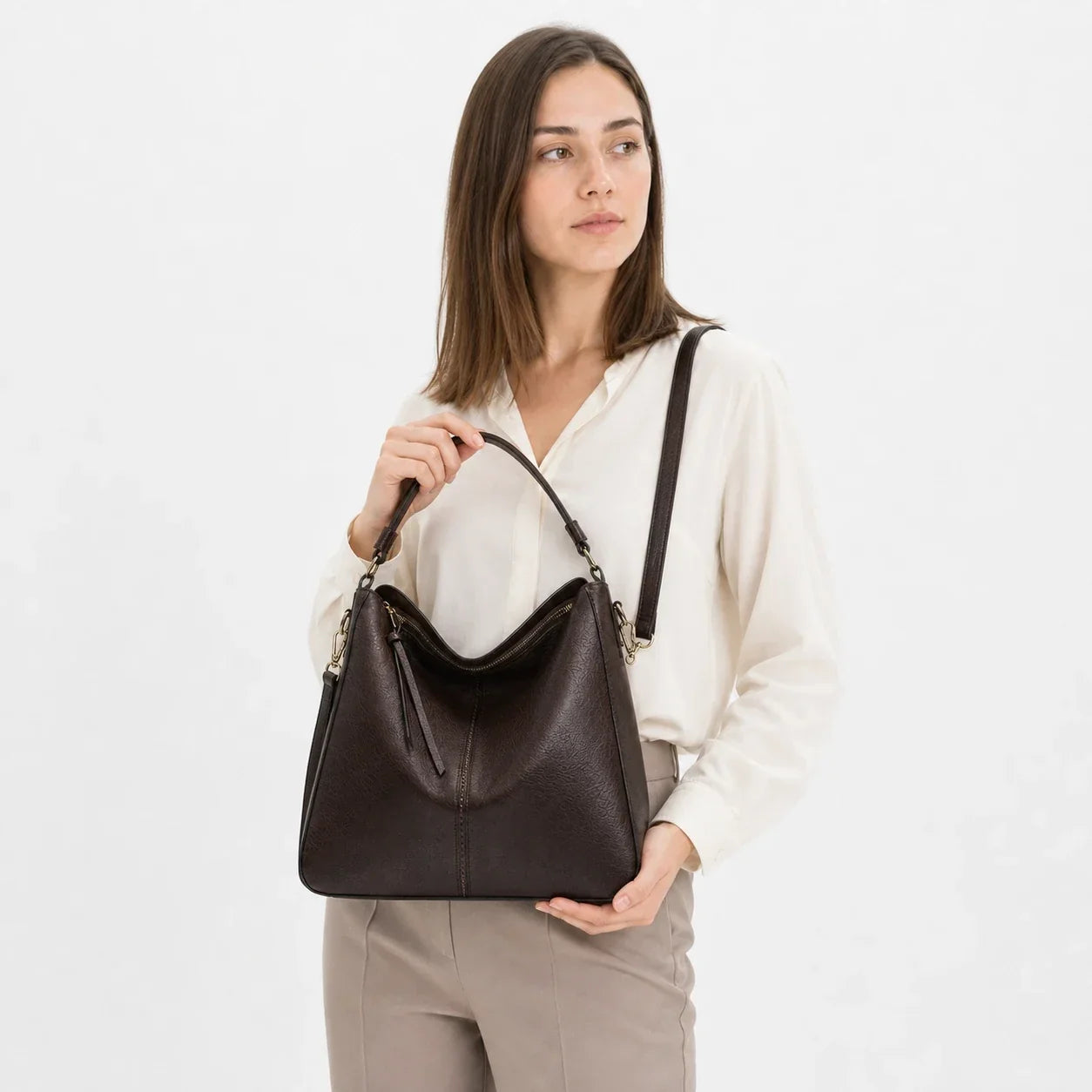 Trendé™ | Mila Ledertasche mit zeitloser Eleganz
