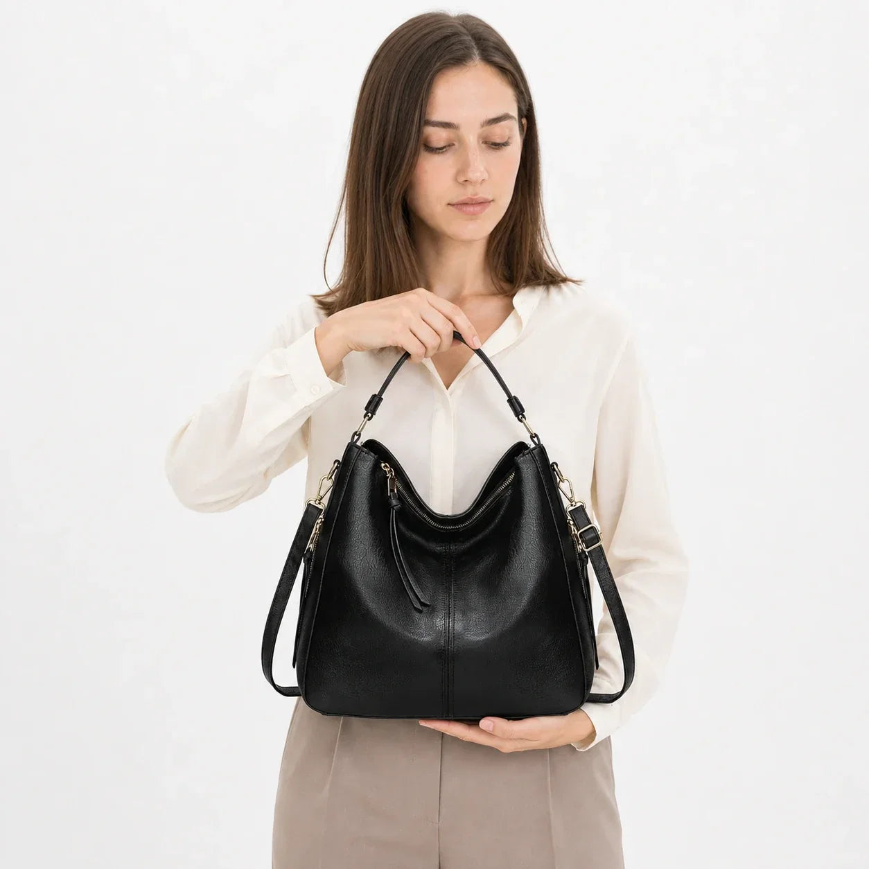 Trendé™ | Mila Ledertasche mit zeitloser Eleganz