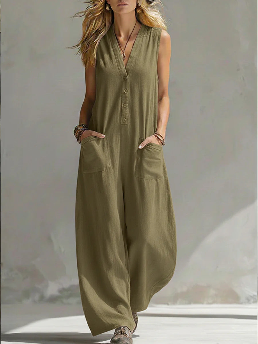 Farella - Locker geschnittener Bodysuit mit weitem Bein