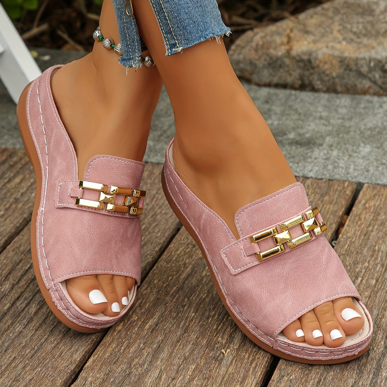 Trendé™ | Roseline Slide-Sandalen