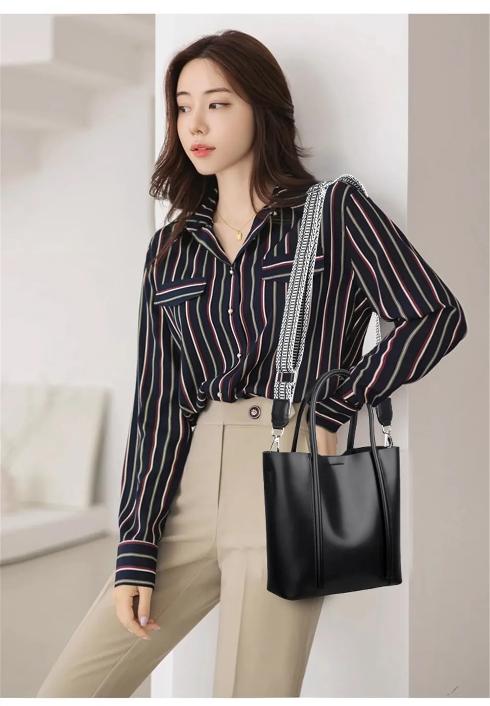 Trendé™ | Kaia2181 Premium Ledertasche mit edlem Finish