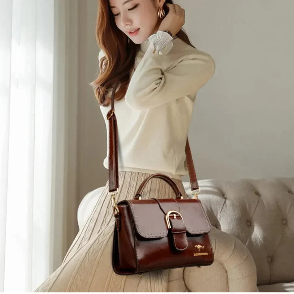 Trendé™ | Nyra Ledertasche mit zeitloser Eleganz