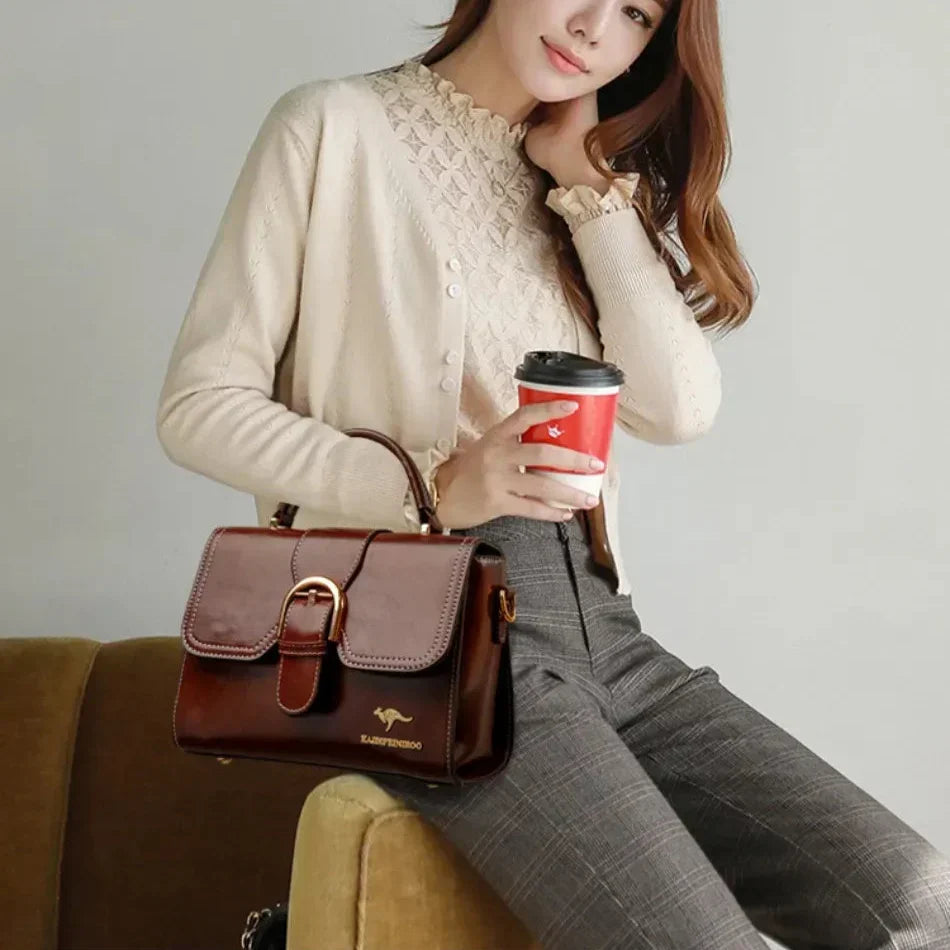 Trendé™ | Nyra Ledertasche mit zeitloser Eleganz