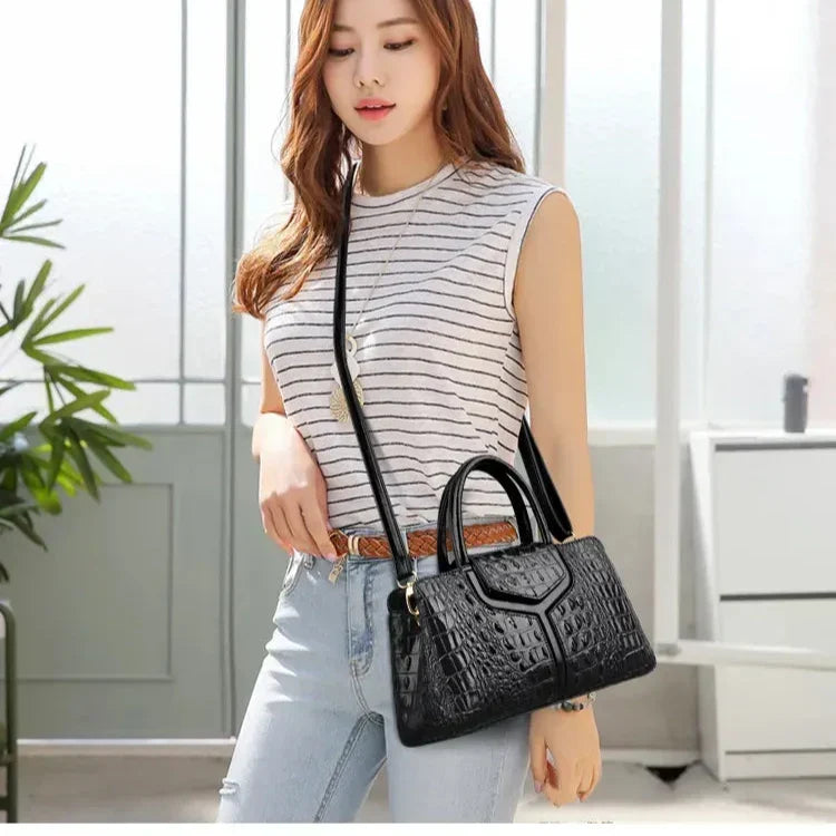 Trendé™ | Crock Ledertasche mit zeitloser Eleganz