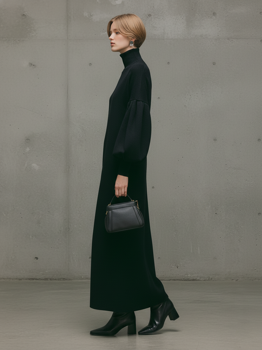 Trendé™ | Cosima Maxikleid mit Rollkragen