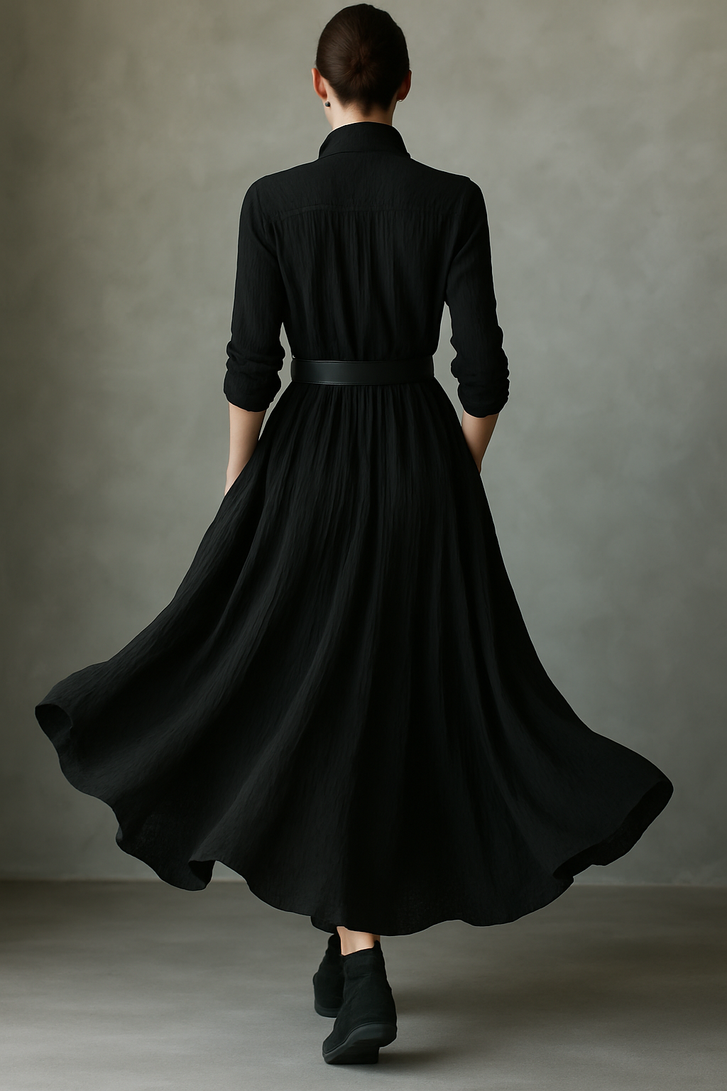 Trendé™ | Bettina Maxikleid mit Plisseefalten