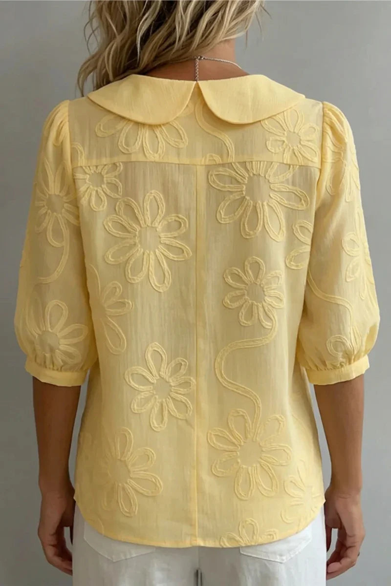 Ladina - Elegante Bluse mit Blumenmuster