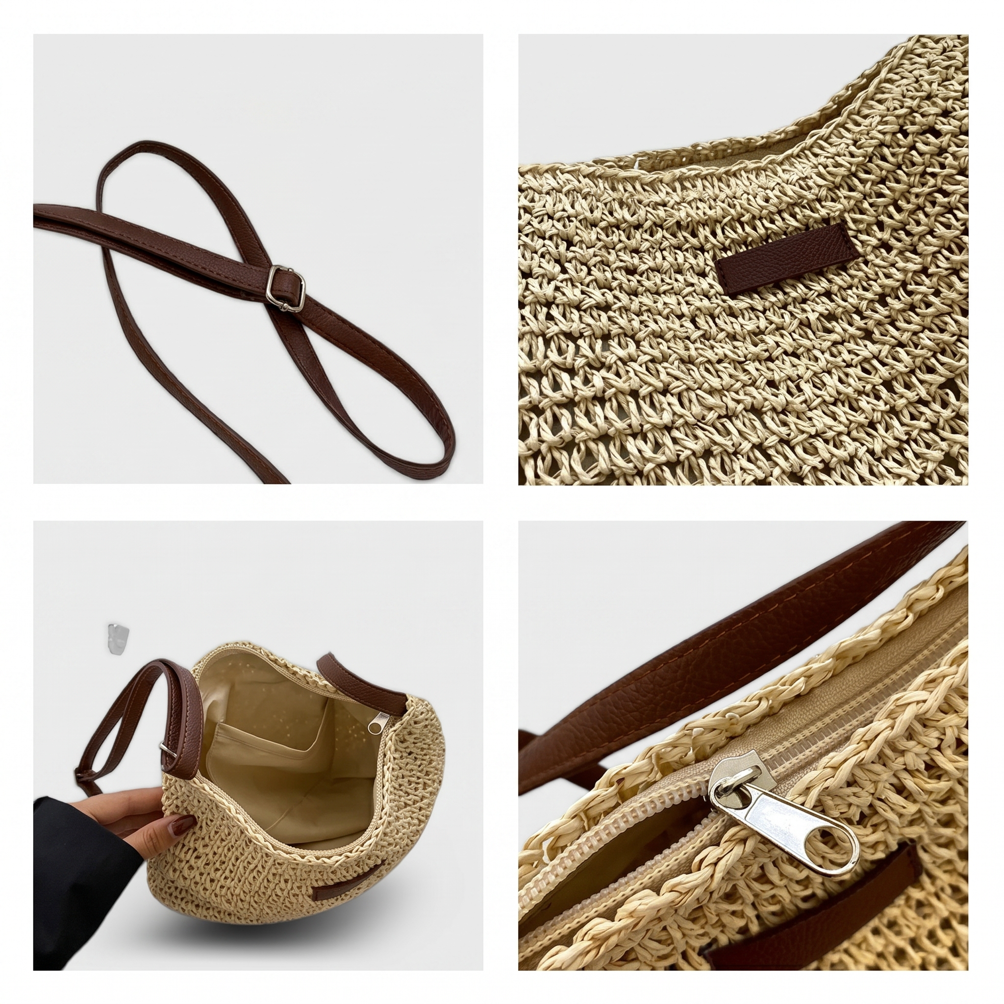 Trendé™ | Simona Stilvolle geflochtene Tasche