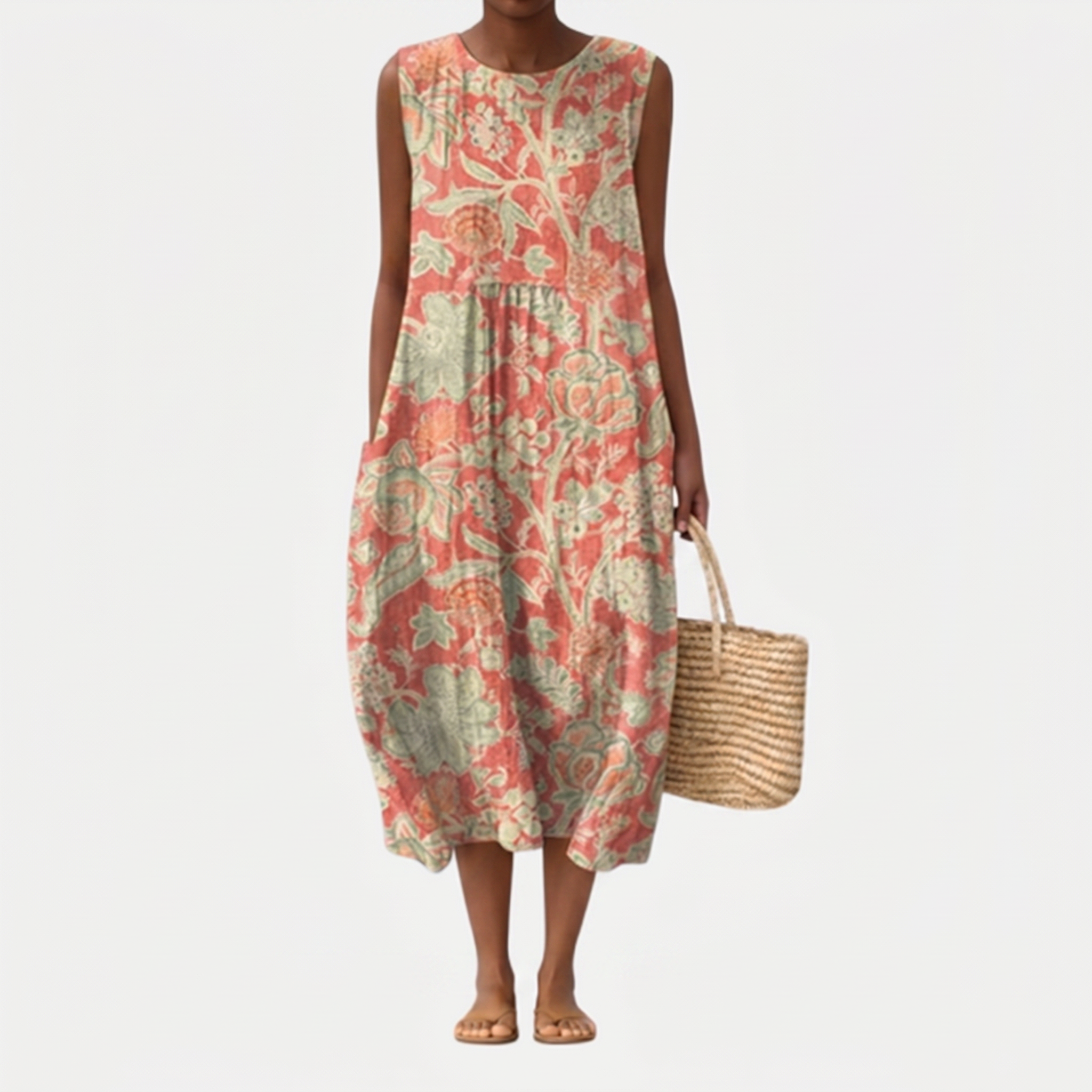 Trendé™ | Raya Midi-Alltagskleid