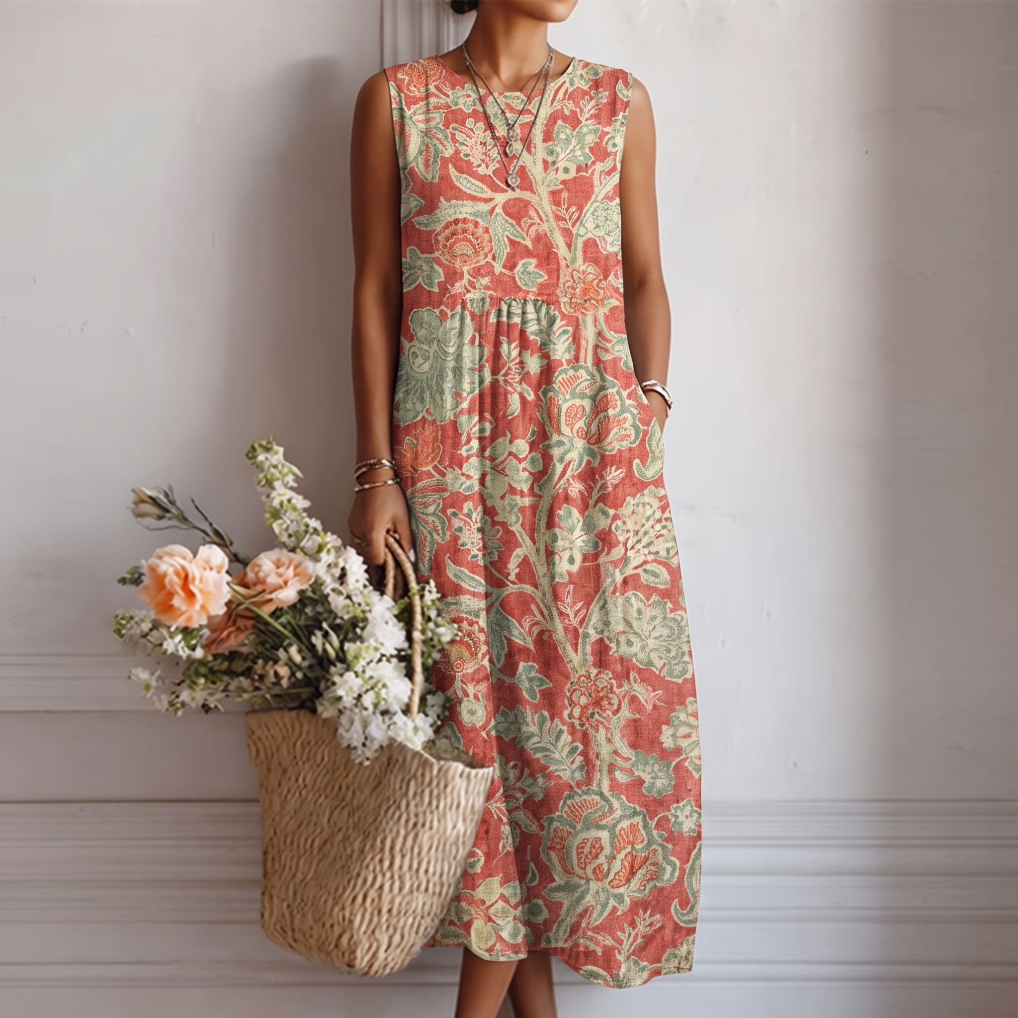 Trendé™ | Raya Midi-Alltagskleid