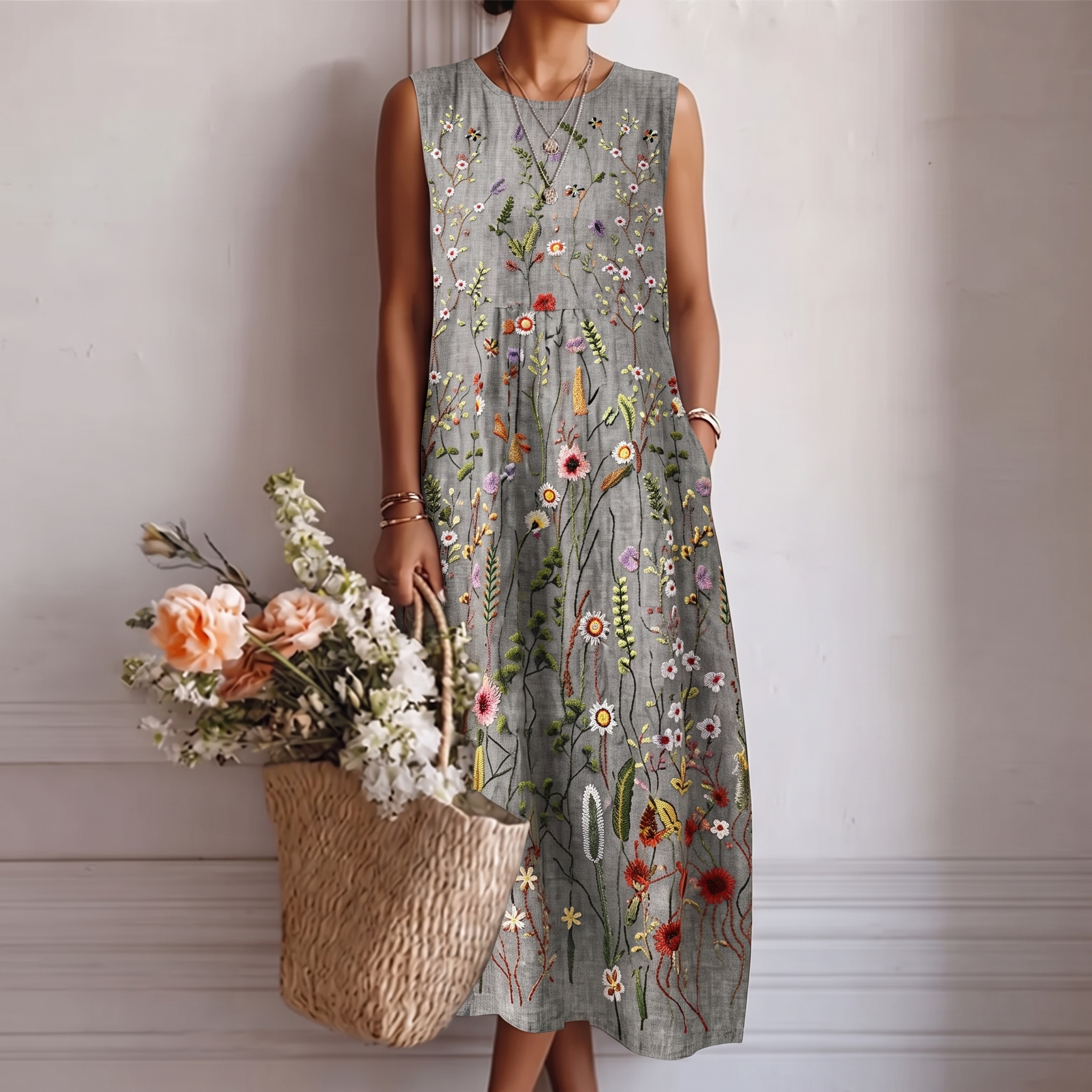 Trendé™ | Asta Midi-Kleid für den Alltag