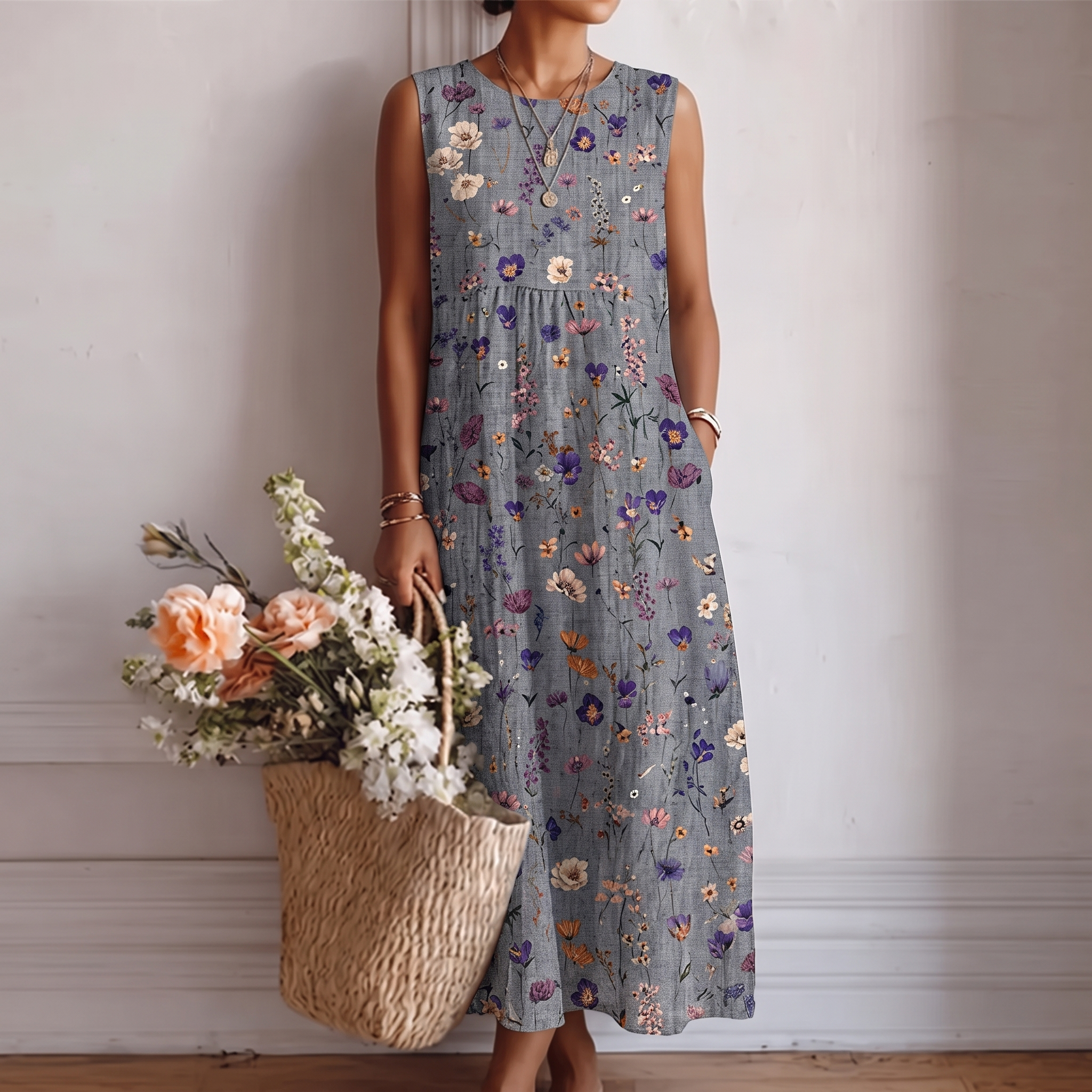 Trendé™ | Saga Midi-Alltagskleid