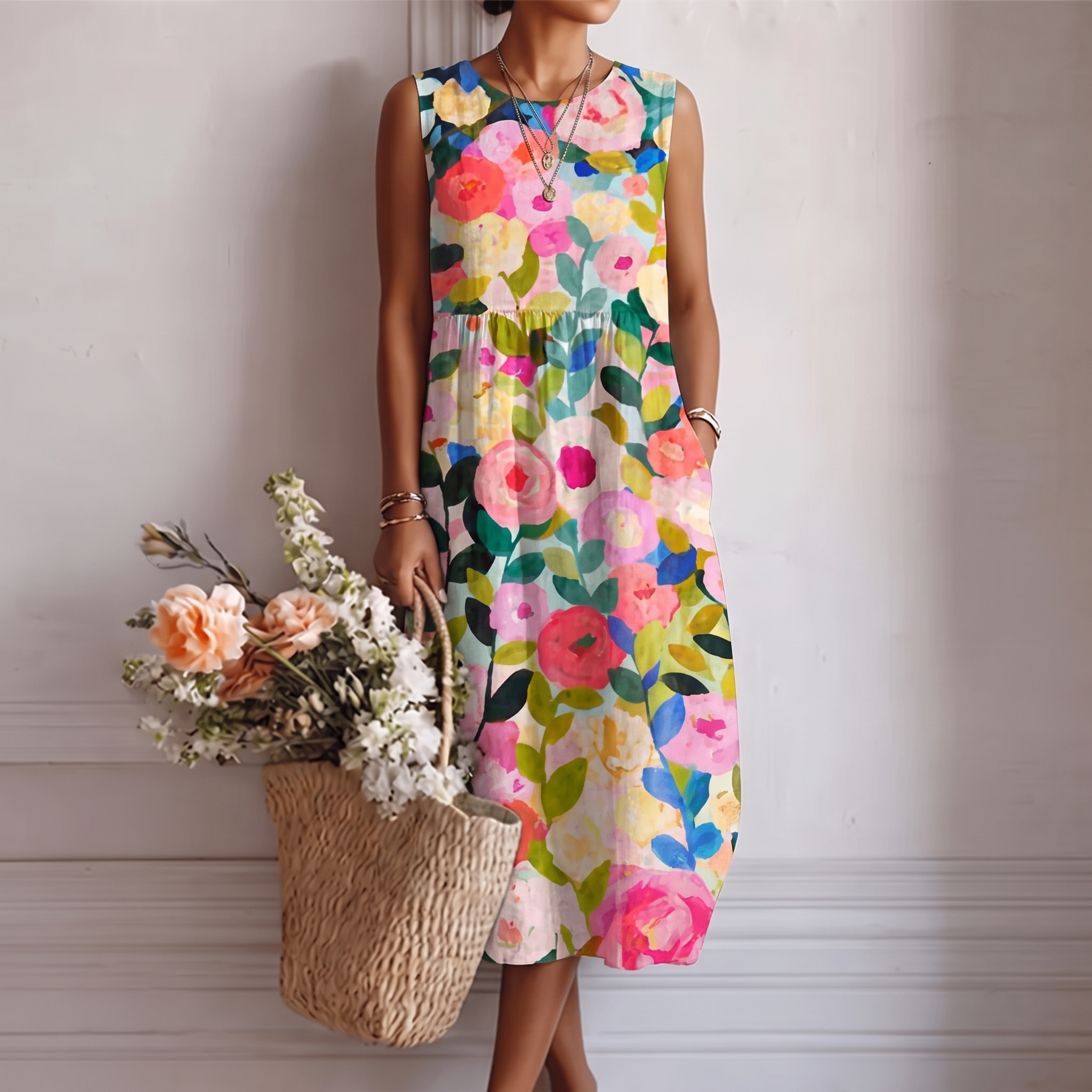 Trendé™ | Nanna Midi-Kleid für den Alltag