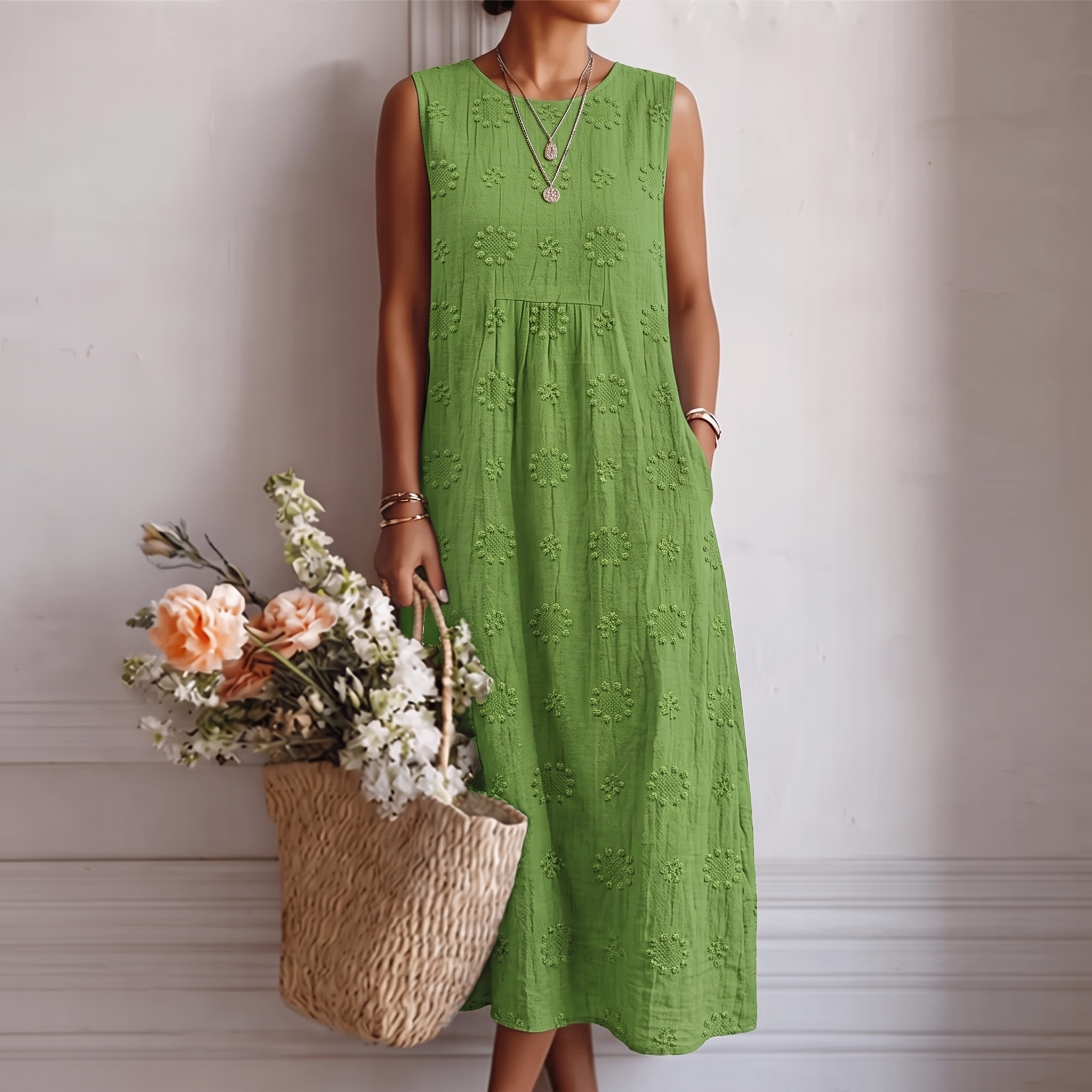 Trendé™ | Olivia Leichtes Midikleid Everyday Breeze